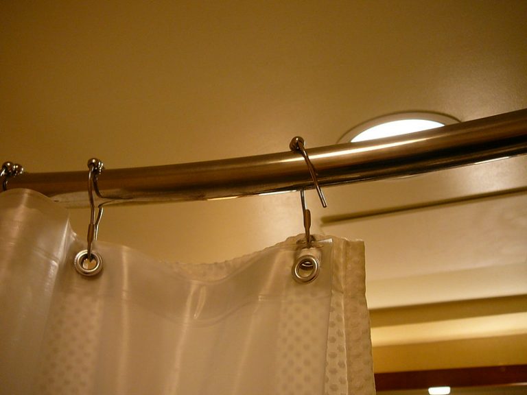 How To Install Shower Curtain Rod Into Ceramic Tile Without Drilling