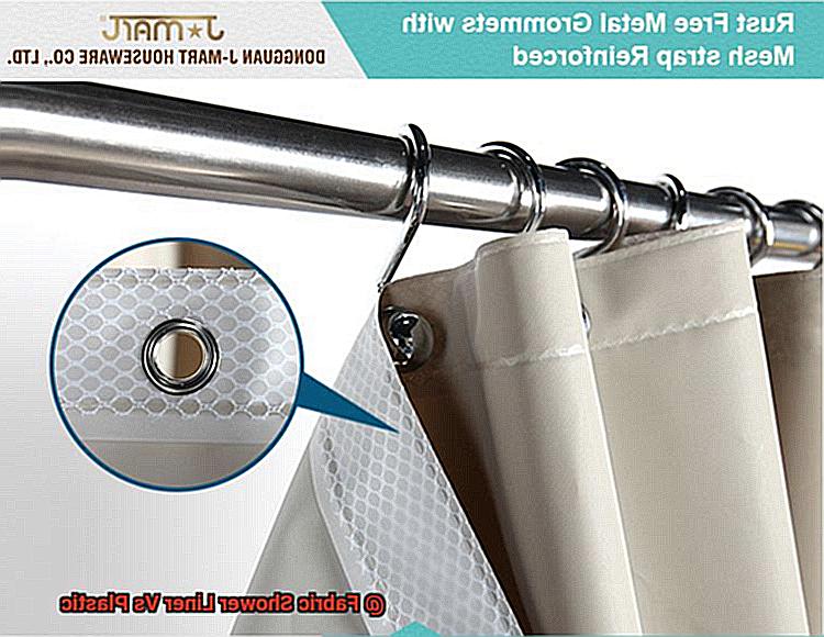 Fabric Shower Liner Vs Plastic-2