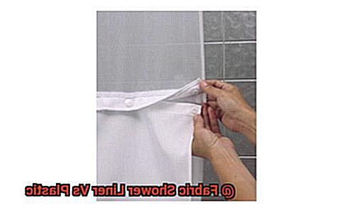 Fabric Shower Liner Vs Plastic-9