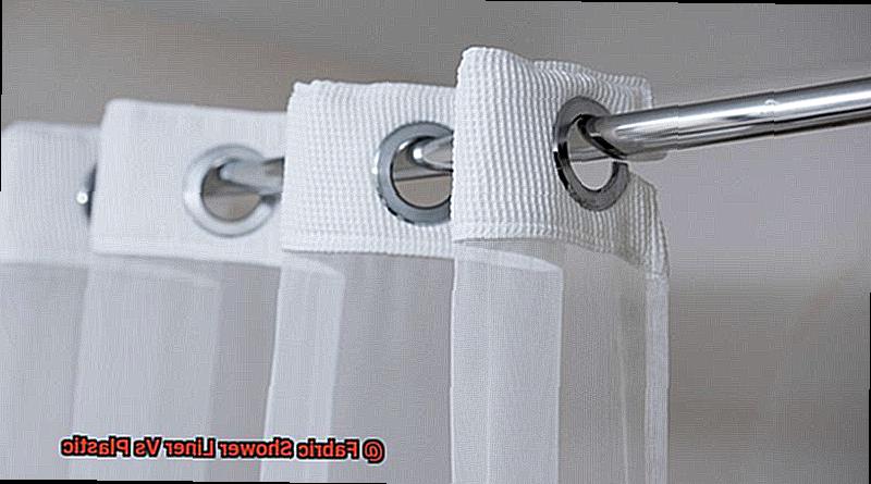 Fabric Shower Liner Vs Plastic-5