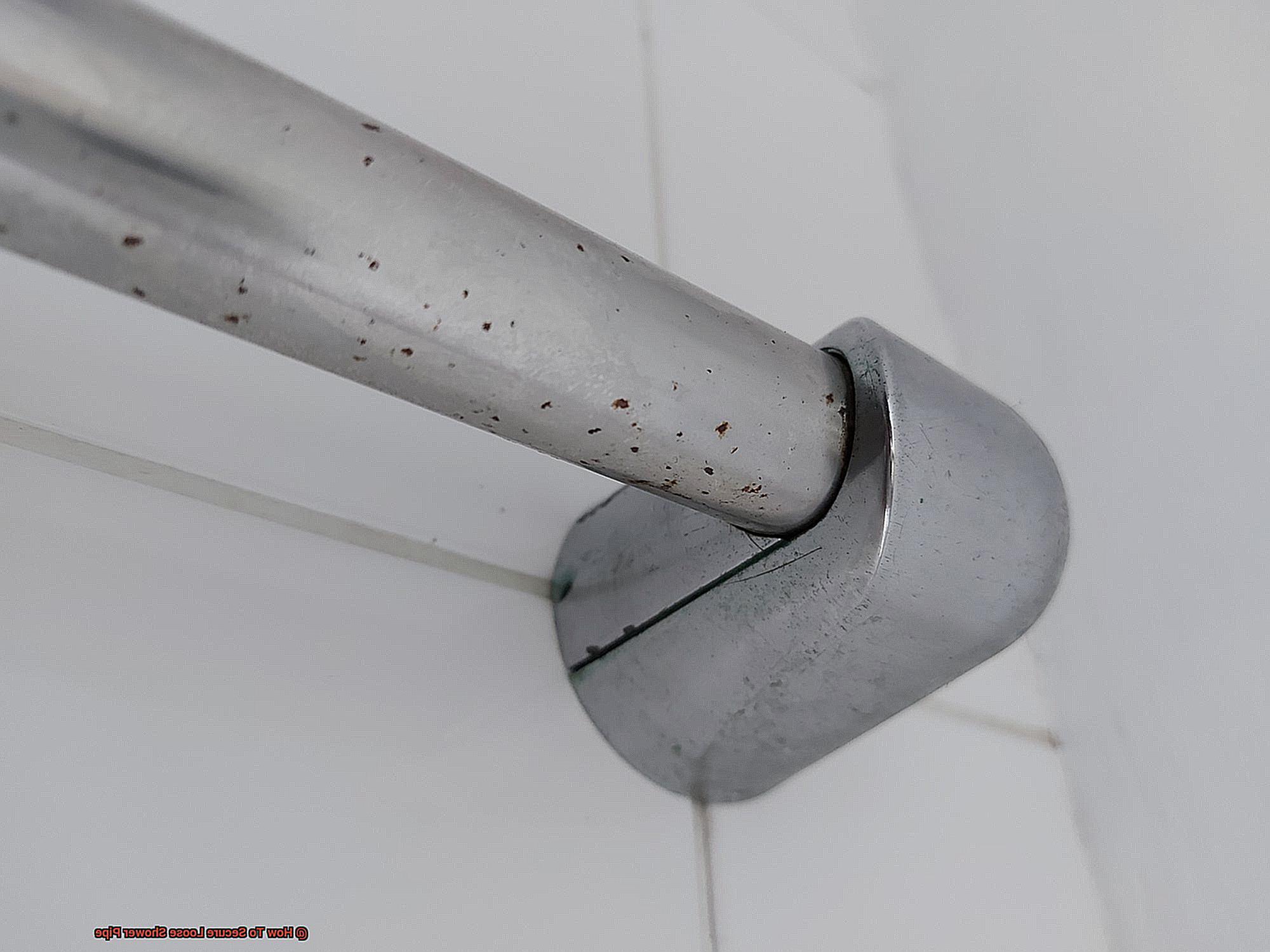 How To Secure Loose Shower Pipe-4