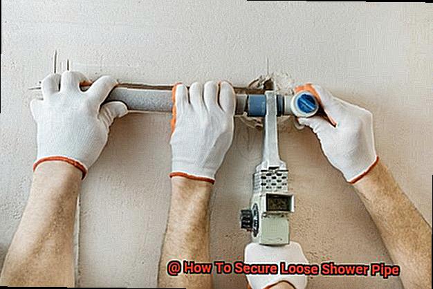 How To Secure Loose Shower Pipe-3