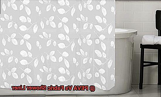 PEVA Vs Fabric Shower Liner-2