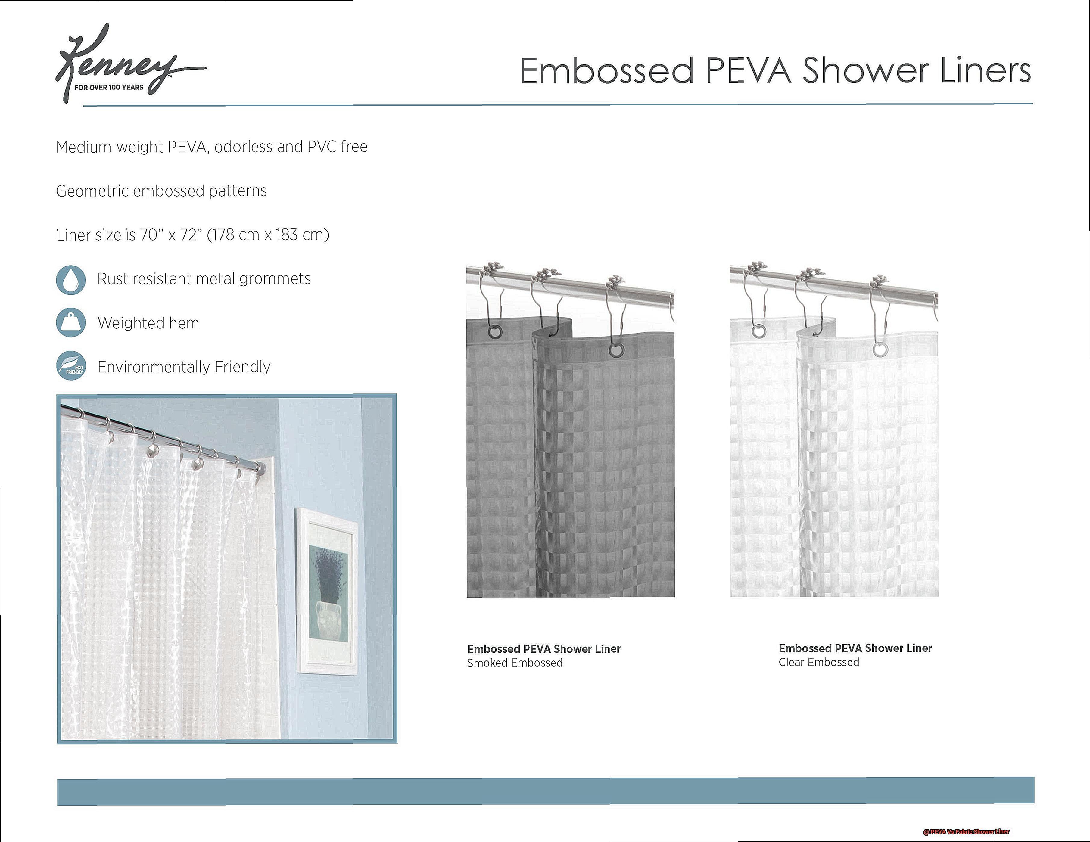 PEVA Vs Fabric Shower Liner-4