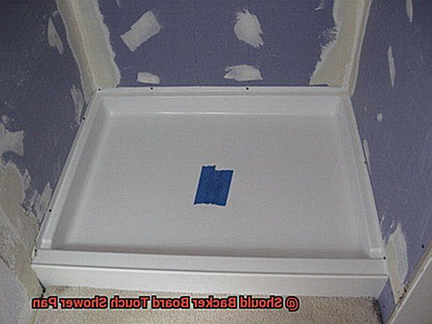 Should Backer Board Touch Shower Pan-2