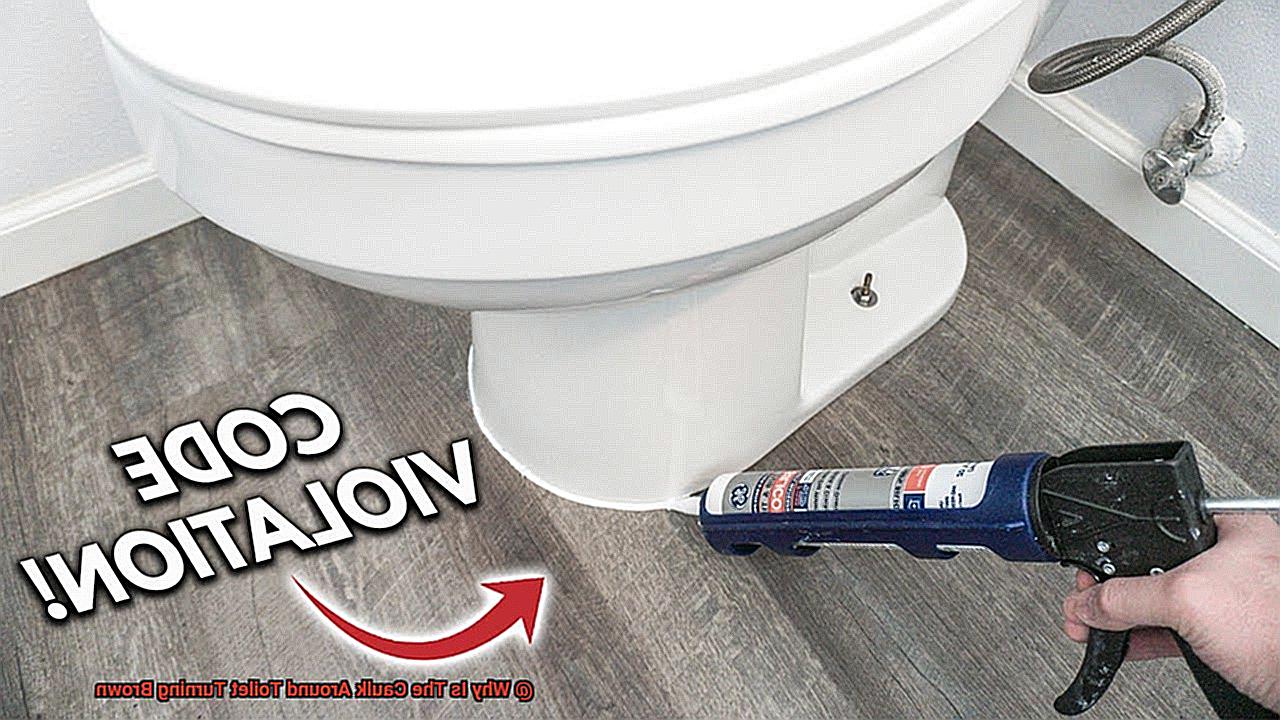 Why Is The Caulk Around Toilet Turning Brown-8