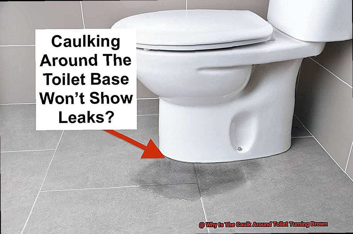 Why Is The Caulk Around Toilet Turning Brown-6