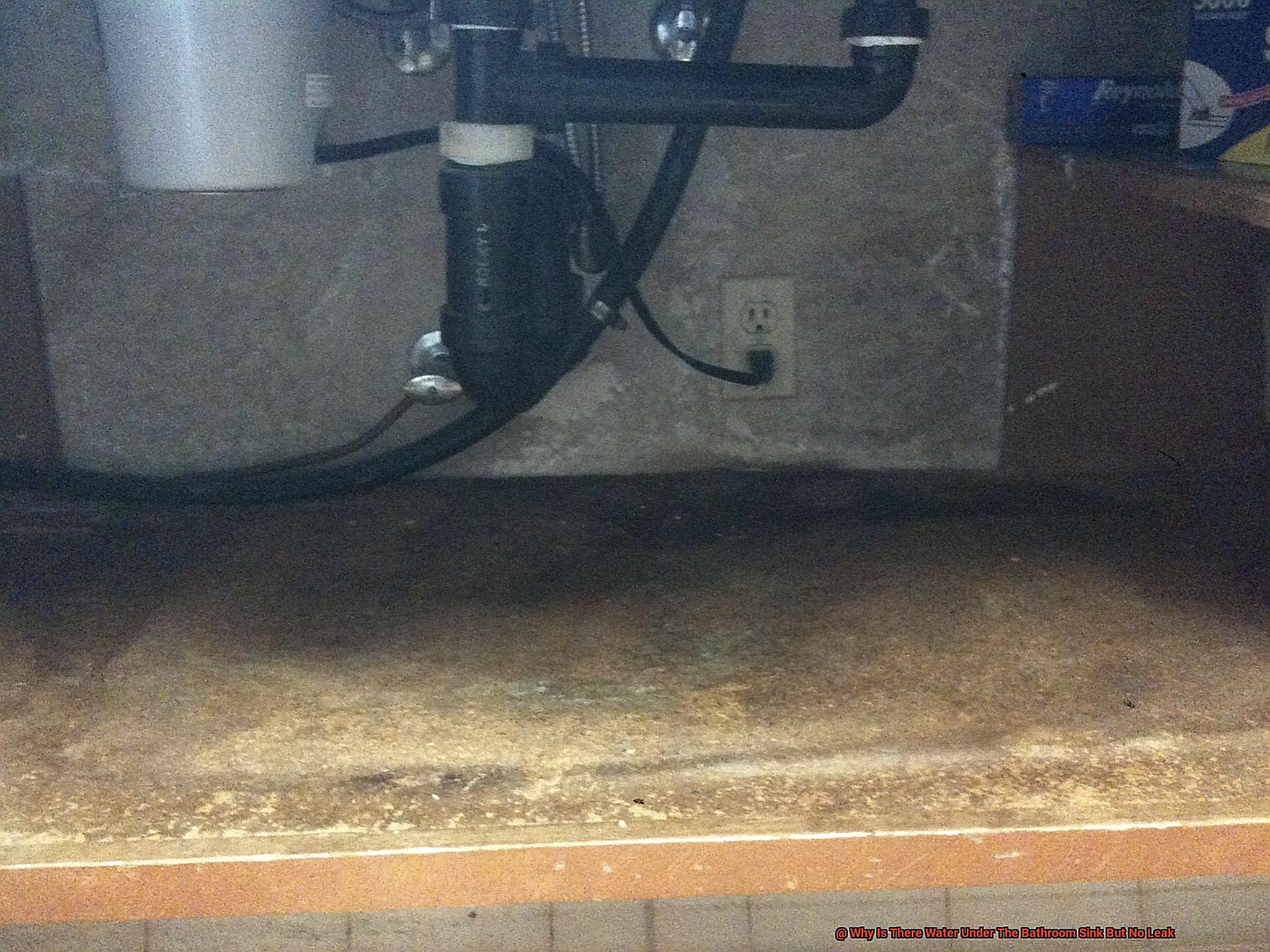 Why Is There Water Under The Bathroom Sink But No Leak-5