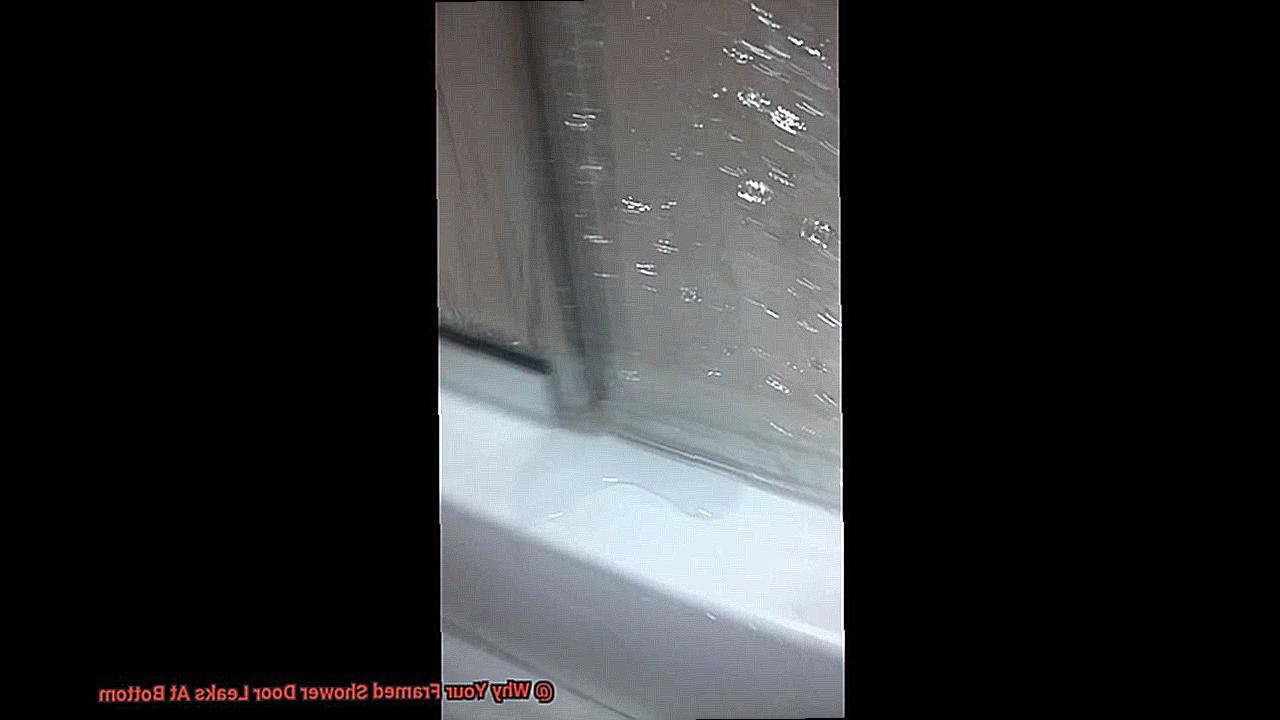 Why Your Framed Shower Door Leaks At Bottom-2