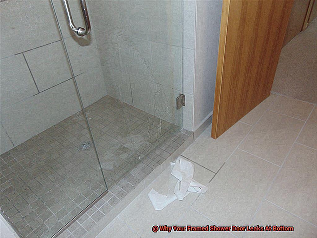 Why Your Framed Shower Door Leaks At Bottom-4