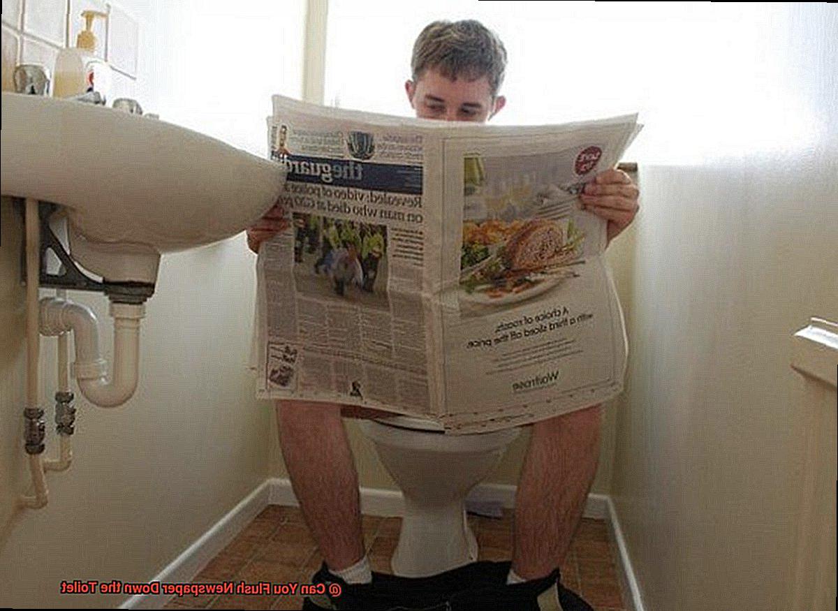 Can You Flush Newspaper Down the Toilet-2