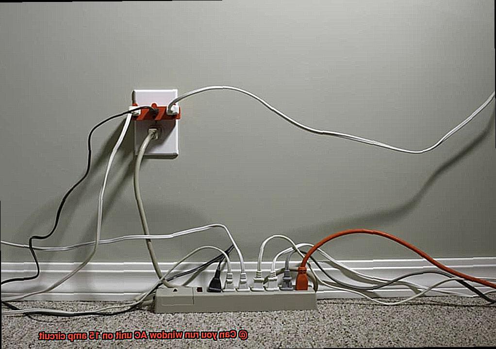 Can you run window AC unit on 15 amp circuit-3