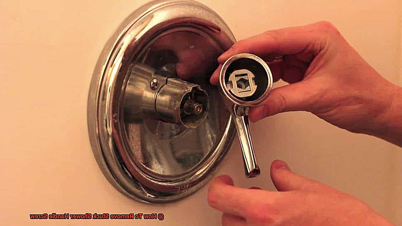 How To Remove Stuck Shower Handle Screw-2