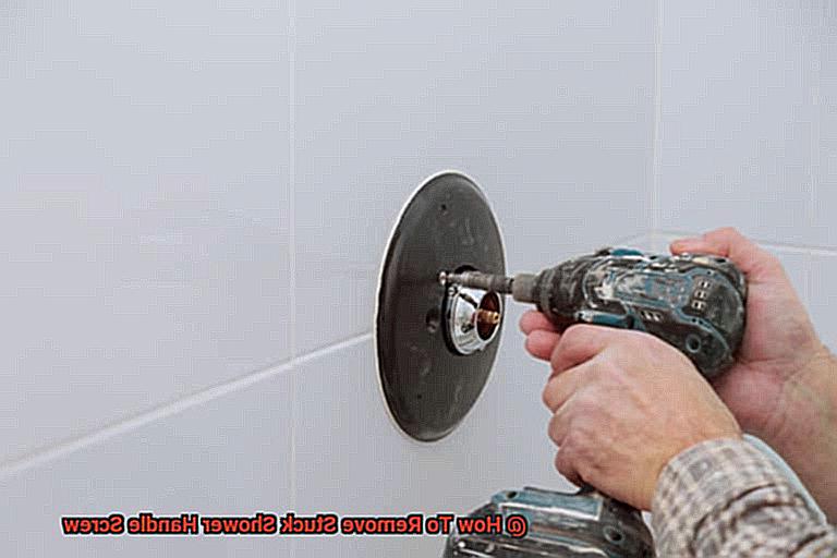 How To Remove Stuck Shower Handle Screw-6