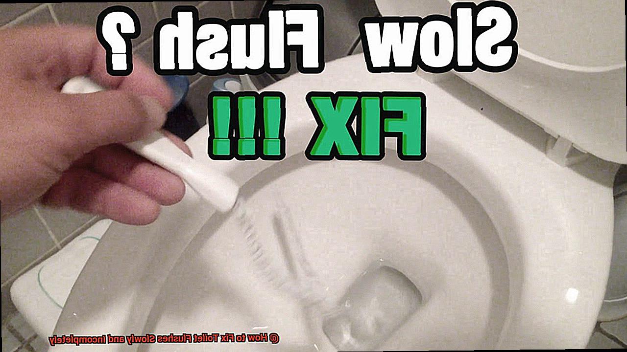 How to Fix Toilet Flushes Slowly and Incompletely-2