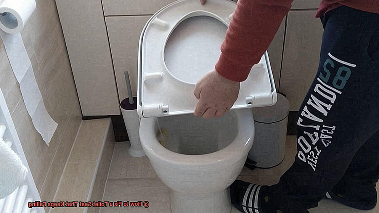 How to Fix a Toilet Seat That Keeps Falling-2