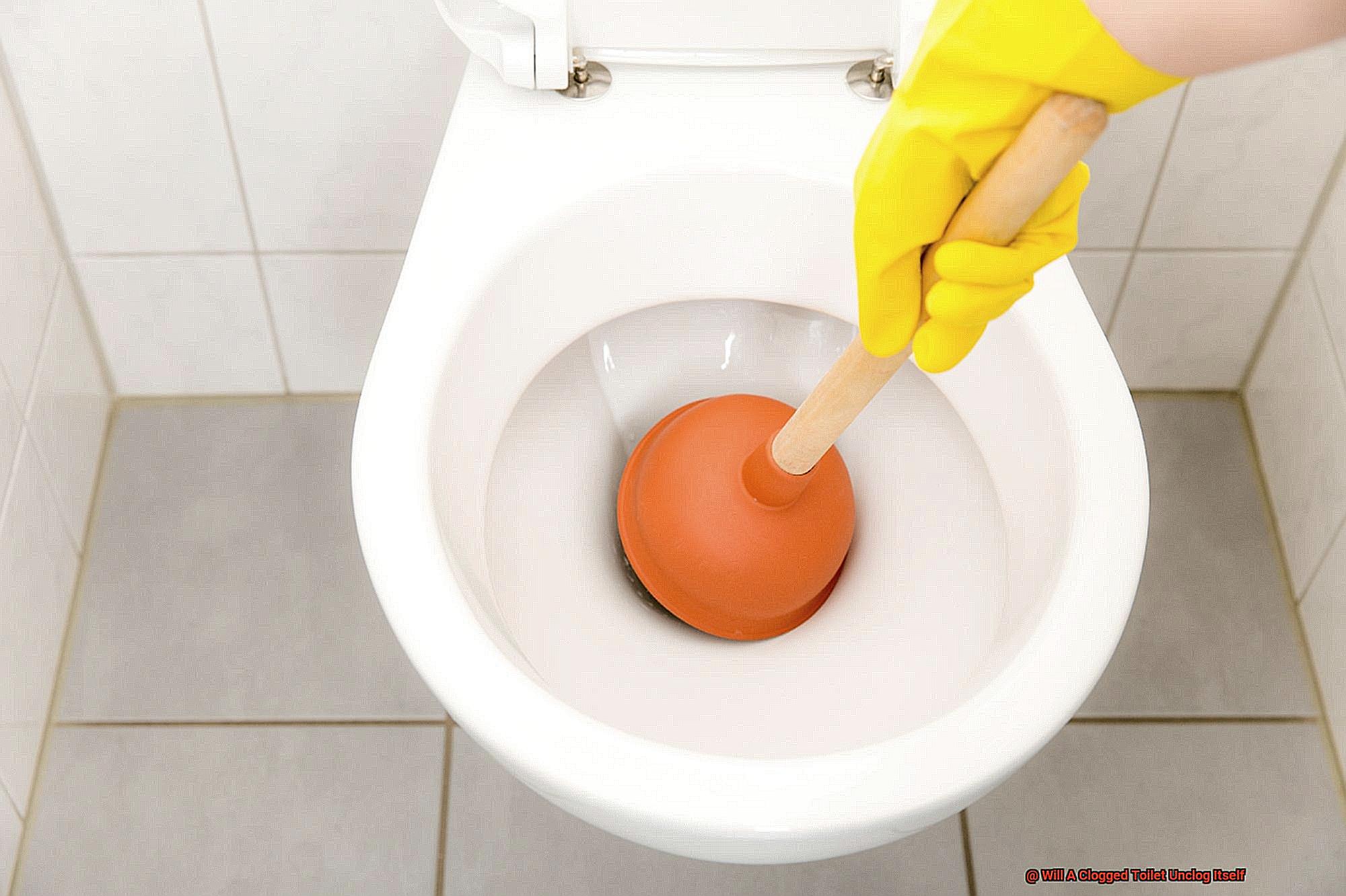 Will A Clogged Toilet Unclog Itself-2